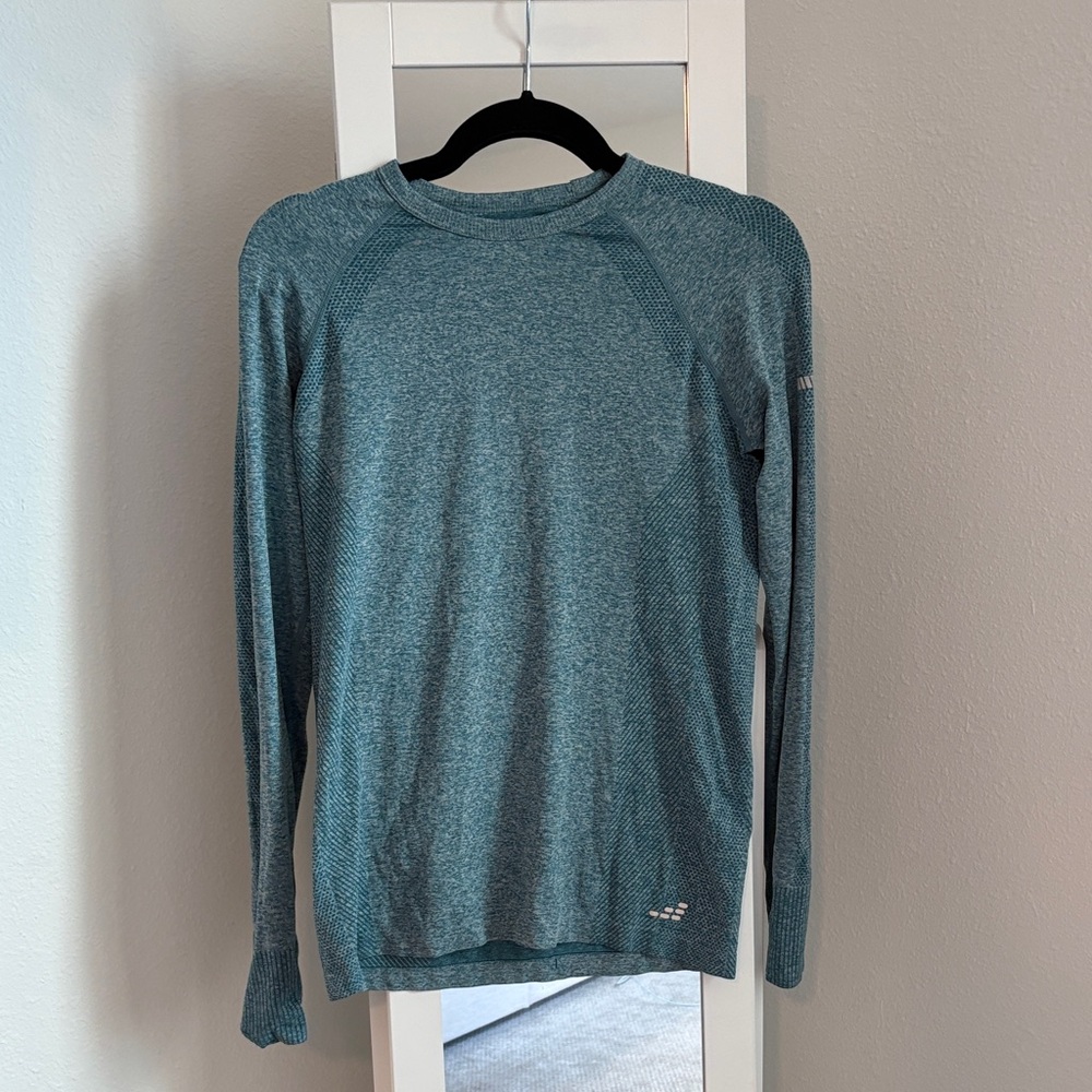BCG Teal Long Sleeve Women's Top